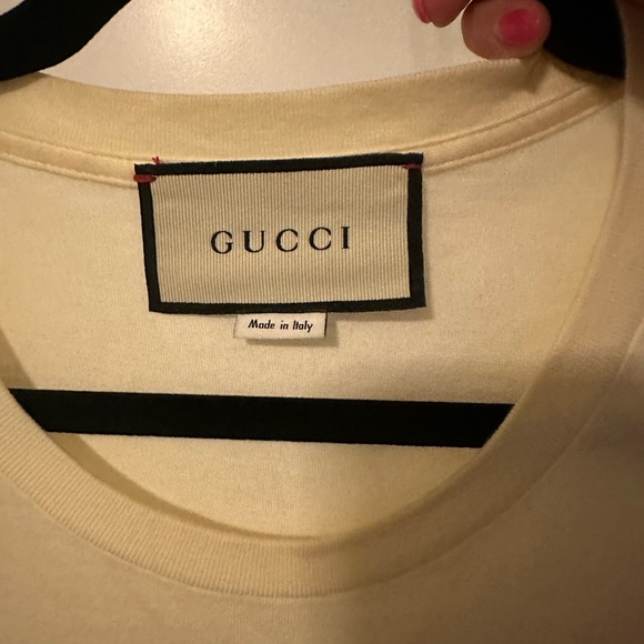 GUCCI PRINT COTTON T-SHIRT - Picture 3 of 7